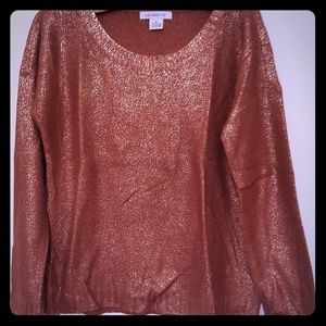 Liz Claiborne Metallic Sweater